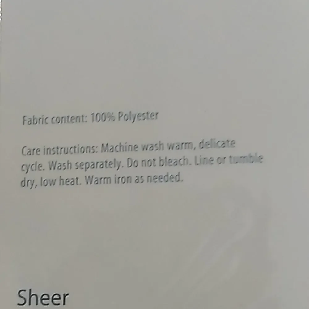 Mainstay Sheer Window Panels